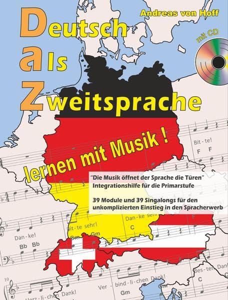 Deutsch als Zweitsprache, lernen mit Musik (+CD) Education & Training
