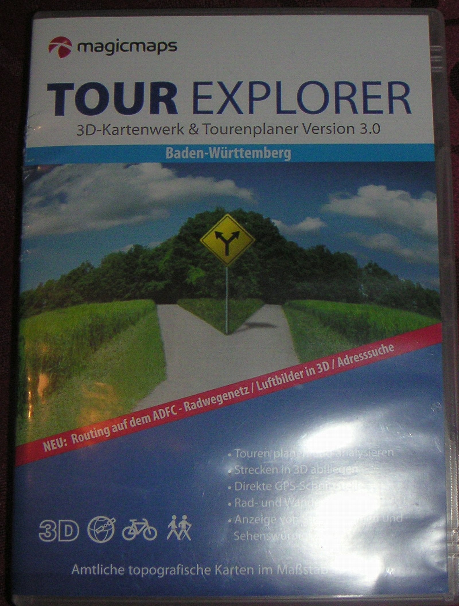 Baden-Württemberg, 2 DVD-ROMs: Tourenplanung, Karten & GPS-Daten. Version 4.0. Für Windows 2000/XP/Vista Hobbies & Leisure