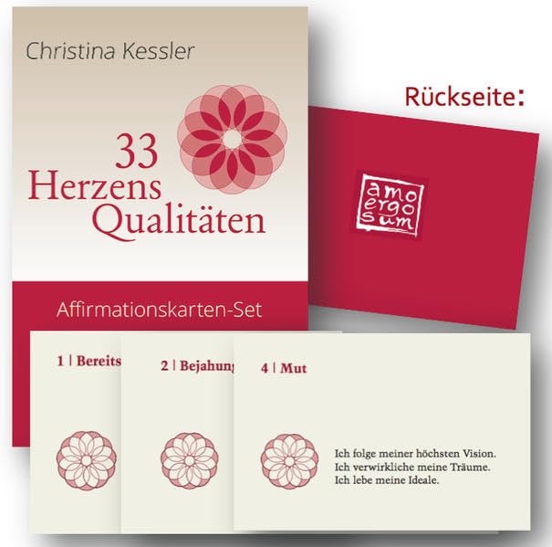 33 Herzensqualitäten: Affirmationskarten-Set Books