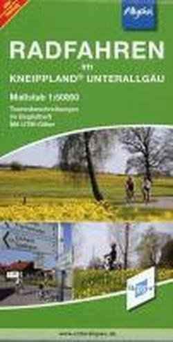 Radfahren im Kneippland Unterallgäu 1 : 50 000: Radtourenbeschreibungen mit Höhenprofilen. Regionalrouten. Rennradrouten. Fernradwege Maps & Plans