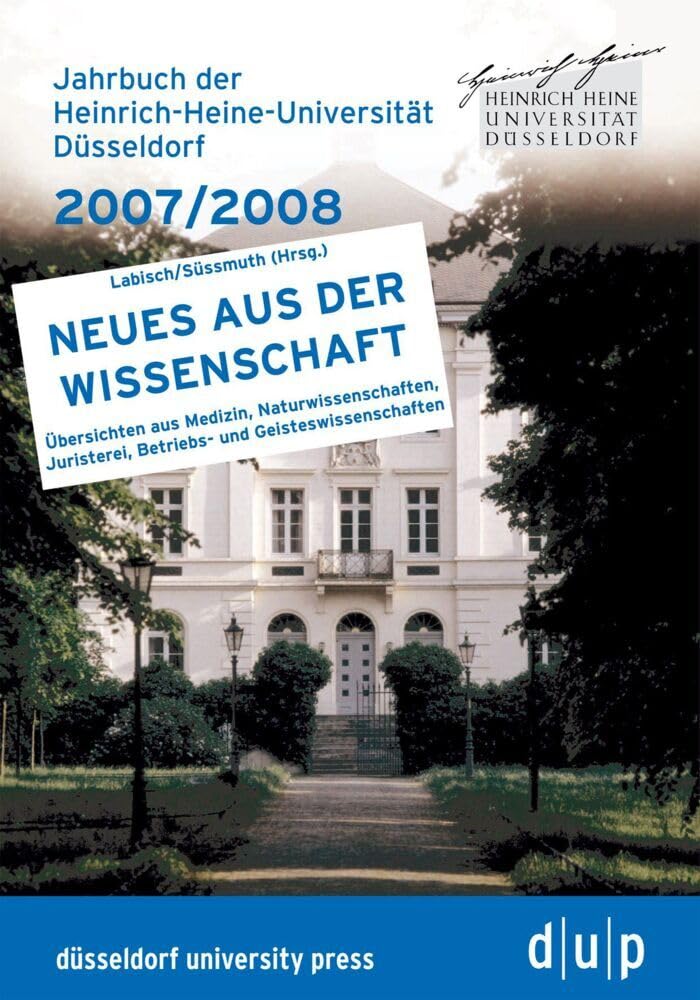 Jahrbuch Der Heinrich-Heine-Universität Düsseldorf 2007/2008 book
