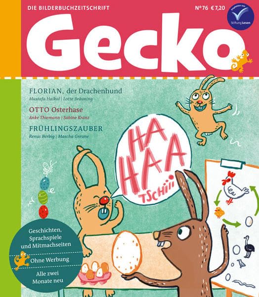 Gecko Kinderzeitschrift Band 76 Tiptoi & Games