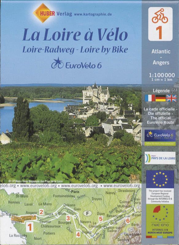 HUBER N°1 LA LOIRE A VELO / 68602 (KAARTEN/CARTES MICHELIN) Leisure, Home & Garden
