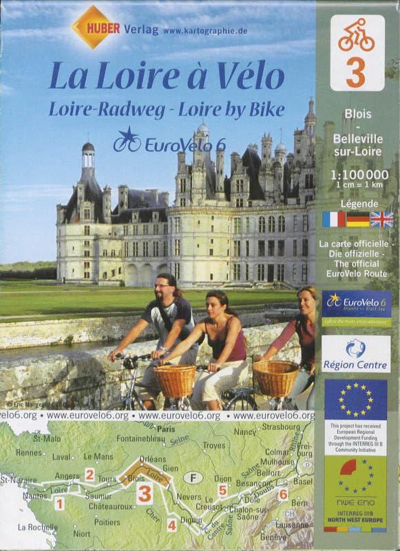 HUBER N°3 LA LOIRE A VELO / 68604 (KAARTEN/CARTES MICHELIN) Leisure, Home & Garden