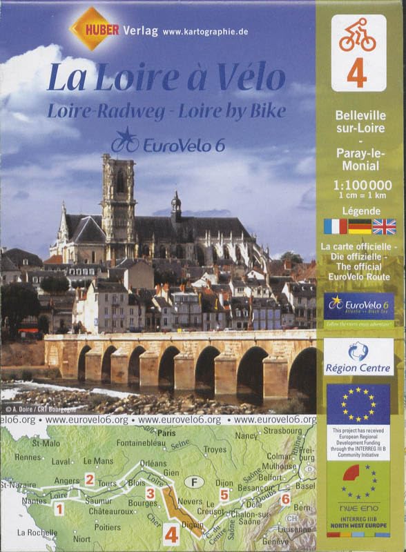 HUBER N°4 LA LOIRE A VELO / 68605 (KAARTEN/CARTES MICHELIN) Leisure, Home & Garden
