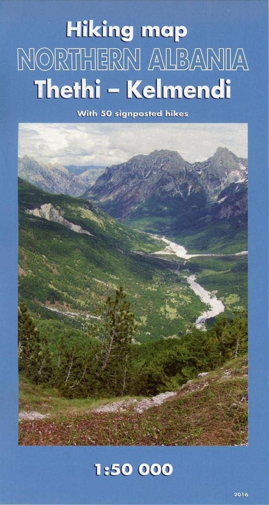 Hiking map NORTHERN ALBANIA book