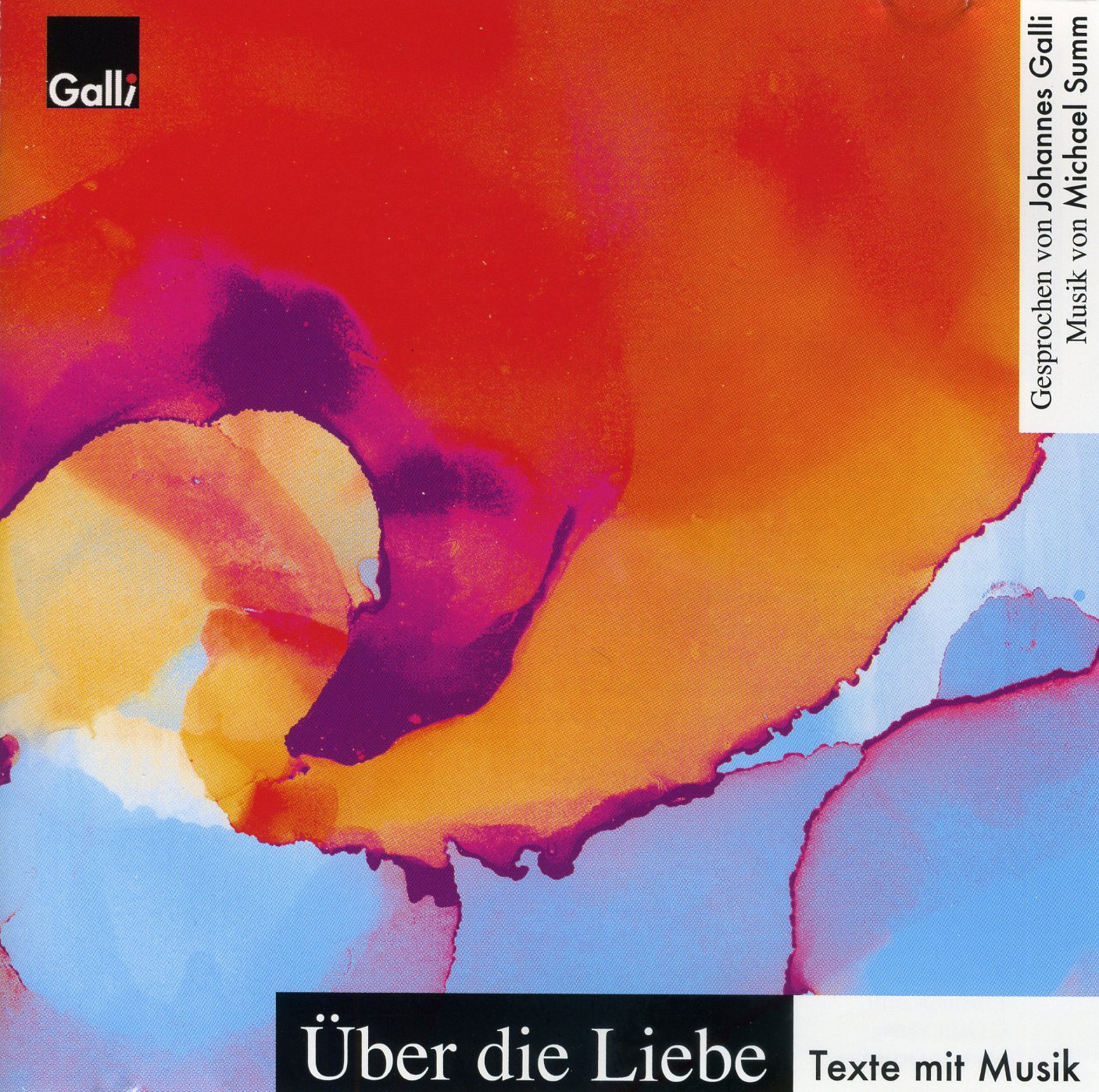 Über die Liebe: Gesprochene Texte von Johannes Galli mit improvisierter Klaviermusik von Michael Summ: Texte mit Musik Arts & Music