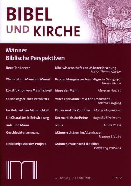 Bibel und Kirche / Männer. Biblische Perspektiven Religion & Esotericism