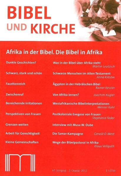 Bibel und Kirche / Afrika in der Bibel. Die Bibel in Afrika Religion & Esotericism