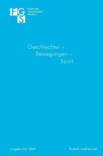 Geschlechter – Bewegungen – Sport Books