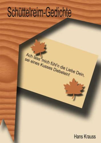 Product Image: Schüttelreim-Gedichte