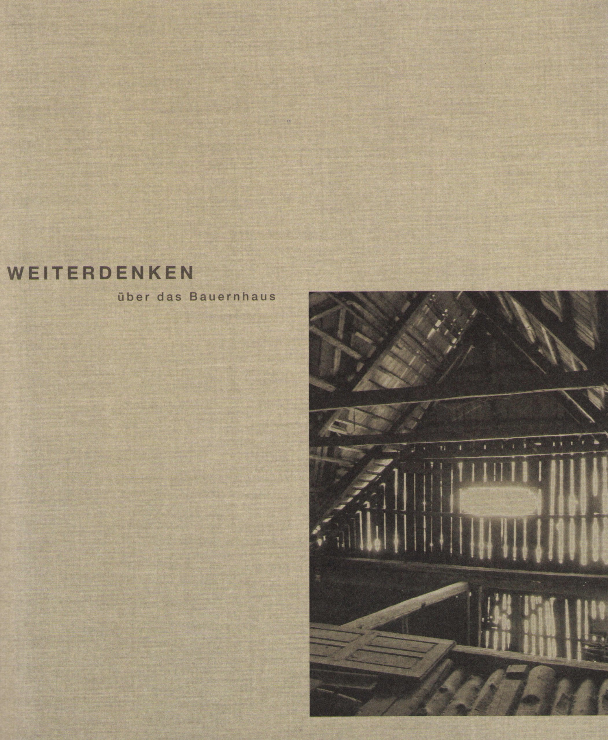 Weiterdenken über das Bauernhaus (Architektur FH Kärnten) Architecture