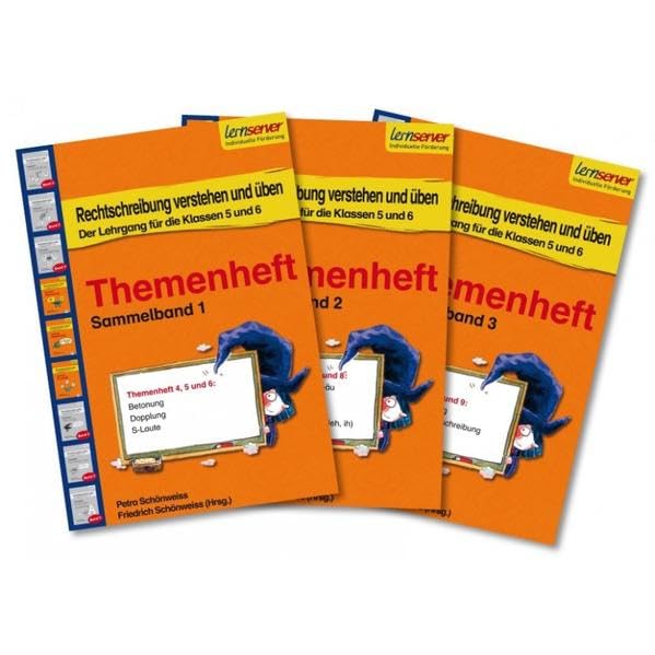 Lernserver-Themenheft: Sammelband 1-3: Der Lehrgang für die Klassen 5 und 6 (Rechtschreibung verstehen und üben: Themenhefte für die Klassen 5 und 6: Lernserver der Uni Münster-Individuelle Förderung) Learning & Reference