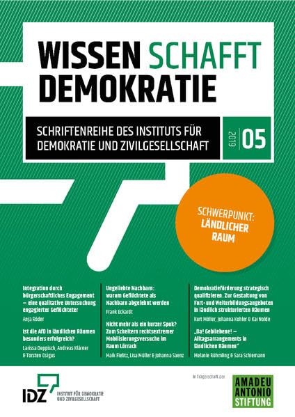 Wissen schafft Demokratie: Ländlicher Raum (Wissen schafft Demokratie: Schriftenreihe des Instituts für Demokratie und Zivilgesellschaft) Law