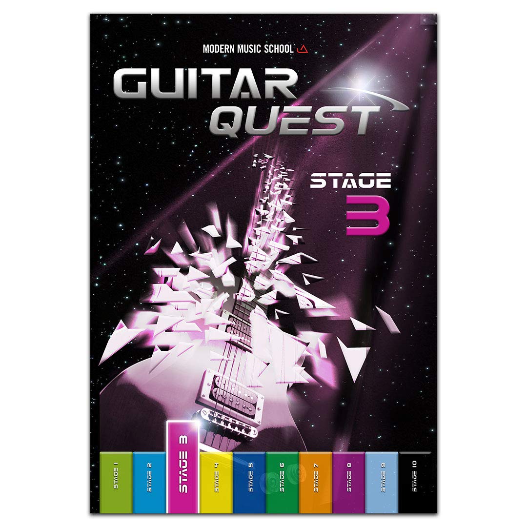 Guitar Quest Stage 3: Gitarrenschule Anfänger. Spielend leicht Gitarre lernen. Gitarrenbuch / Songbuch mit Bonus-Material (DEU) Arts & Music
