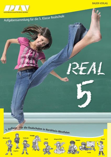 Real 5 NRW: Aufgabensammlung für 5. Klasse Realschule book