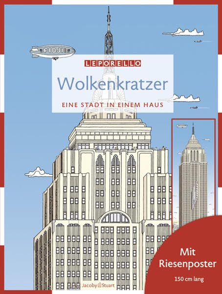 Wolkenkratzer: Eine Stadt in einem Haus (Leporello) Children's books