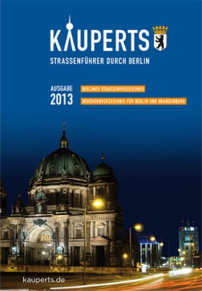 KAUPERTS Straßenführer durch Berlin 2013 book