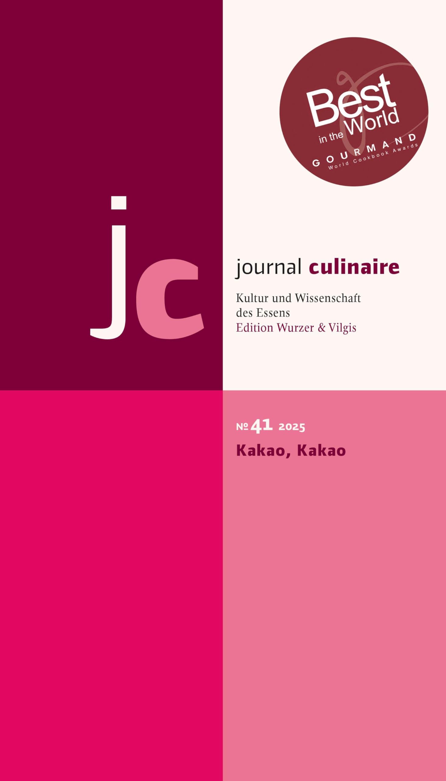 journal culinaire. Kultur und Wissenschaft des Essens Social Sciences