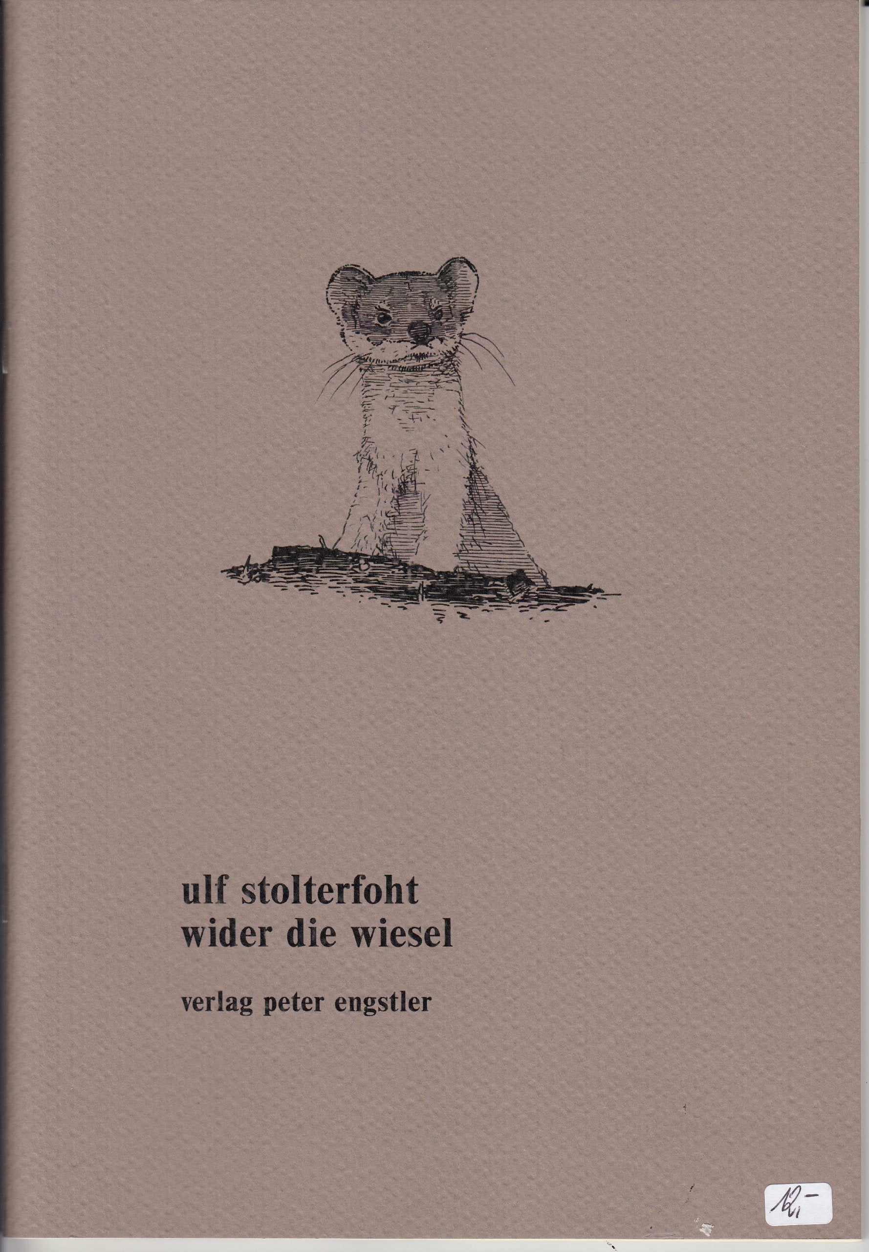 Stolterfoht, U: wider die wiesel Poetry