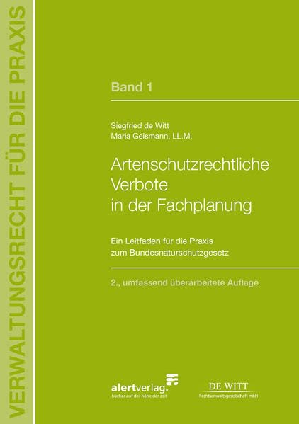Artenschutzrechtliche Verbote in der Fachplanung book