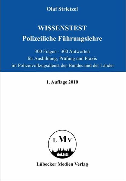 Wissenstest - Polizeiliche Führungslehre book