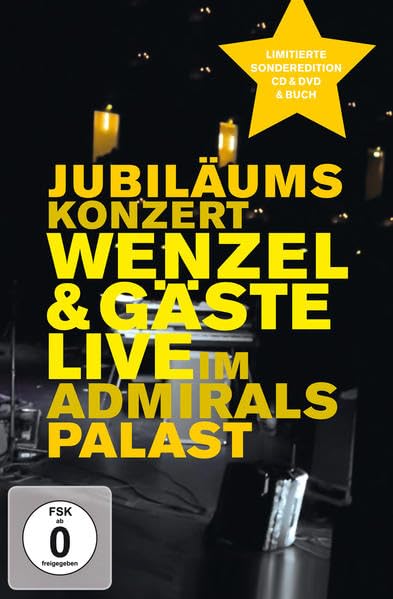 Jubiläumskonzert Wenzel & Gäste - live im Admiralspalast: CD/DVD/Buch Films