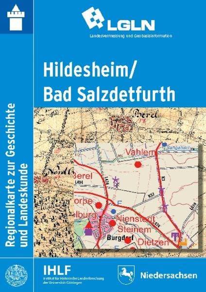 Regionalkarte zur Geschichte und Landeskunde 1 : 50 000 Hildesheim und Bad Salzdetfurth book