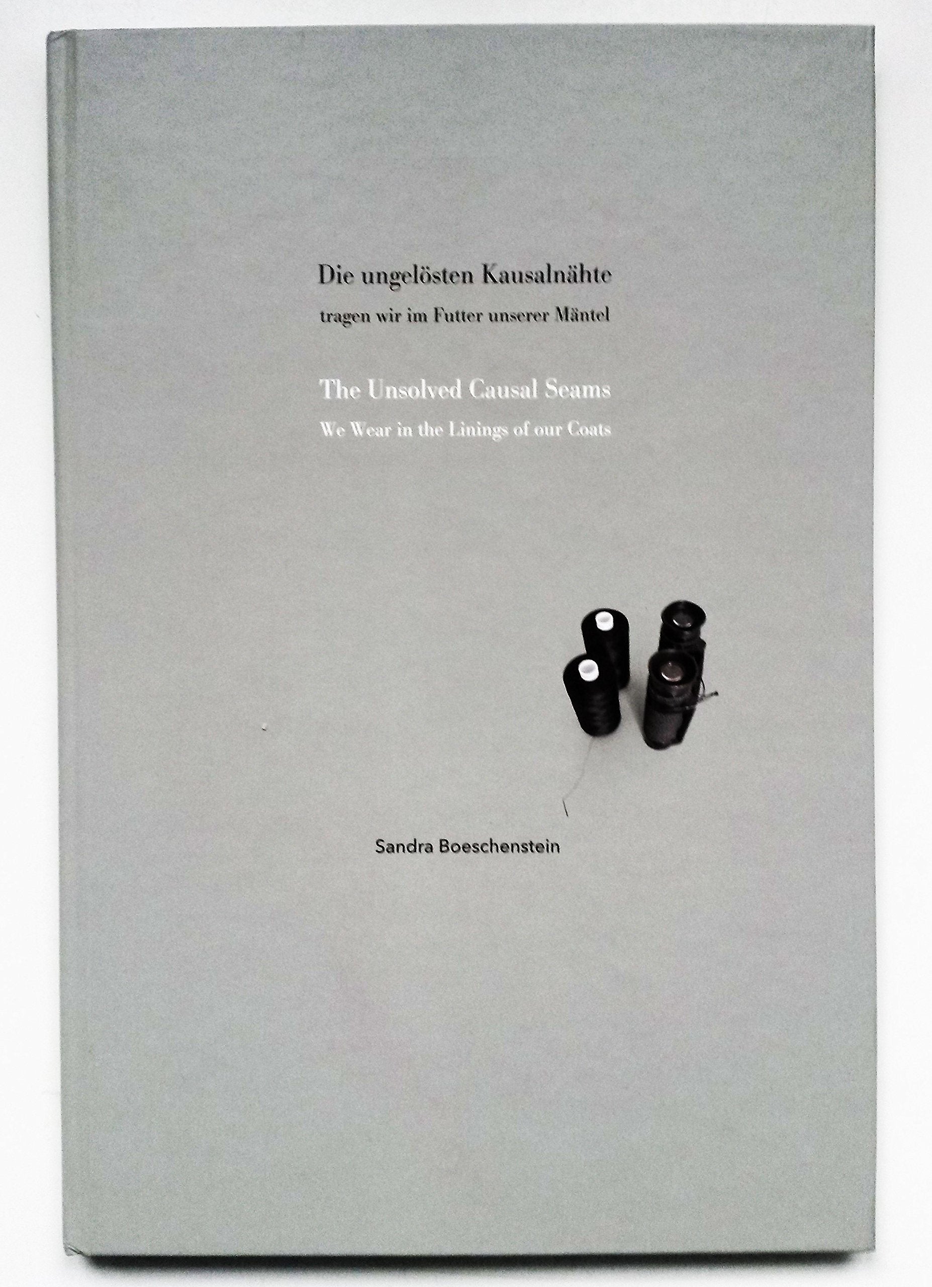 Die ungelösten Kausalnähte tragen wir im Futter unserer Mäntel: Sandra Boeschenstein Books