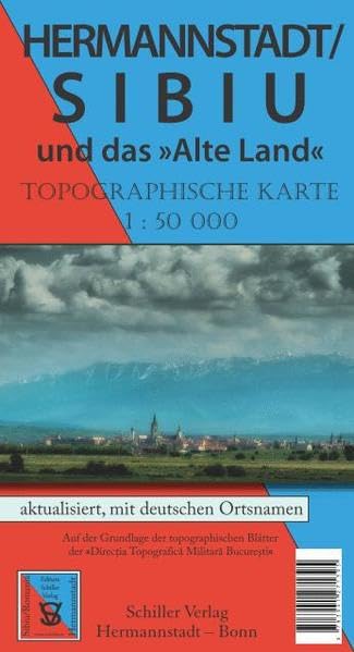 Hermannstadt / Sibiu und das alte Land: Topographische Karte (M 1:50.000): Mit deutschen Ortsnamen. Aud d. Grundlage d. topographischen Blätter der ... Militara Bucuresti (Tourist in Siebenbürgen) Leisure, Home & Garden