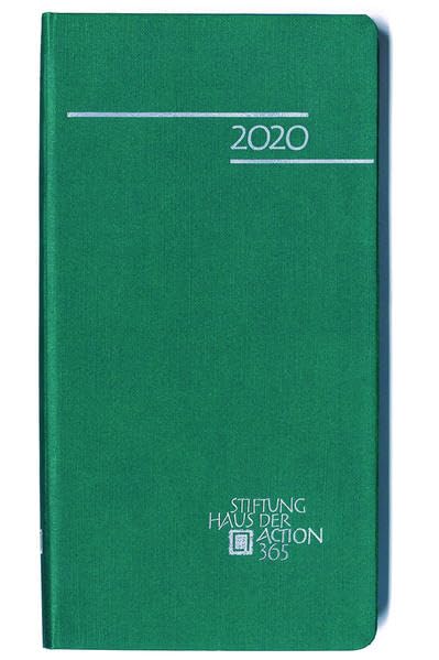 365 mal Gottes Wort 2020: Kalender 2020 in Feinleinenstruktur, grün Calendars