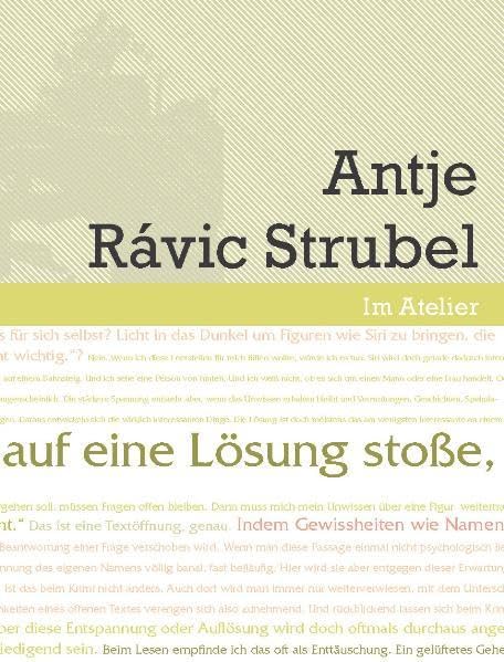 Im Atelier. Beiträge zur Poetik der Gegenwartsliteratur 07/08 / Wenn ich auf eine Lösung stoße, ist der Text zu Ende book