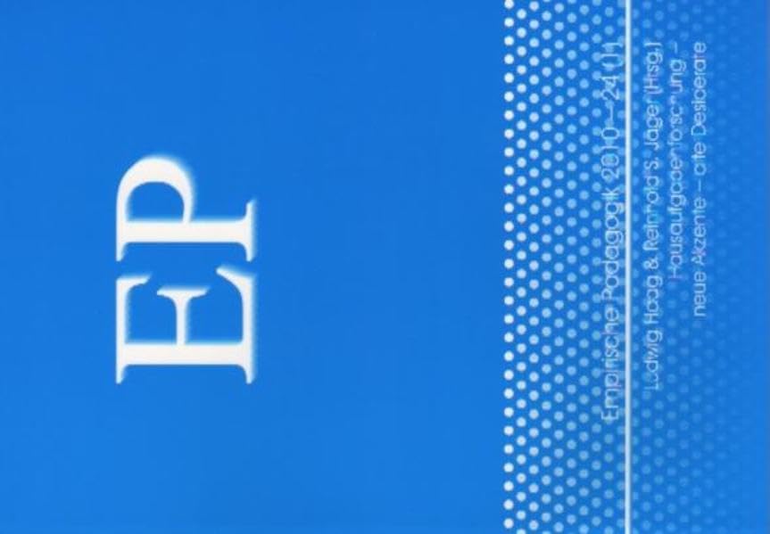 Hausaufgabenforschung- neue Akzente- alte Desiderate (Empirische Pädagogik) Books
