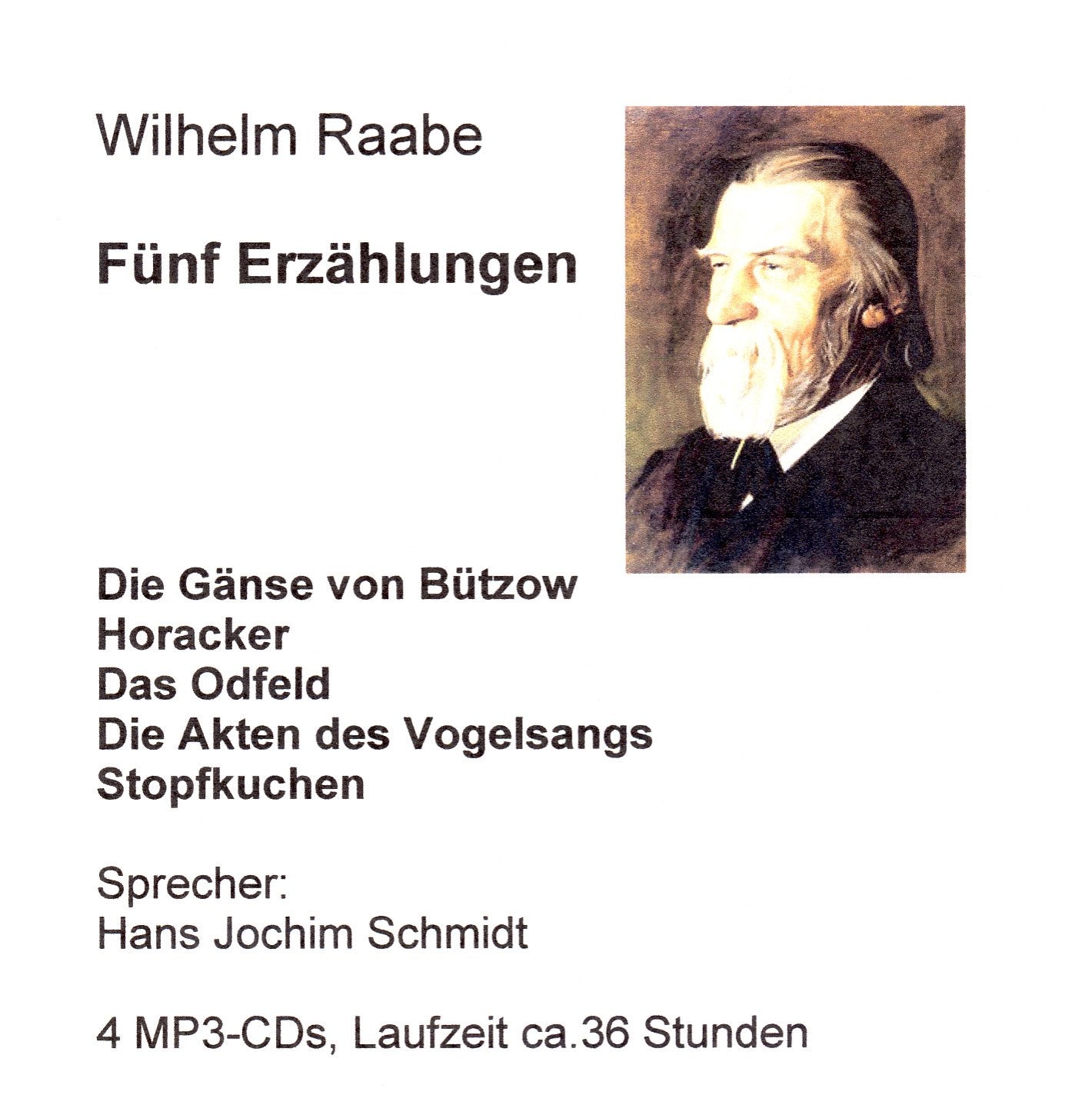 Fünf Erzählungen: Die Gänse von Bützow - Horacker - Das Odfeld - Die Akten des Vogelsangs - Stopfkuchen Contemporary literature