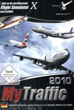 My Traffic 2010, DVD-ROM Add-on für den Microsoft Flight Simulator X und FS2004. Für Windows XP SP2, Vista, 7 PC