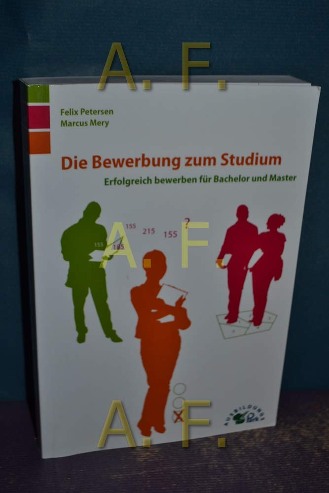 Die Bewerbung zum Studium Business, Finance & Career Books