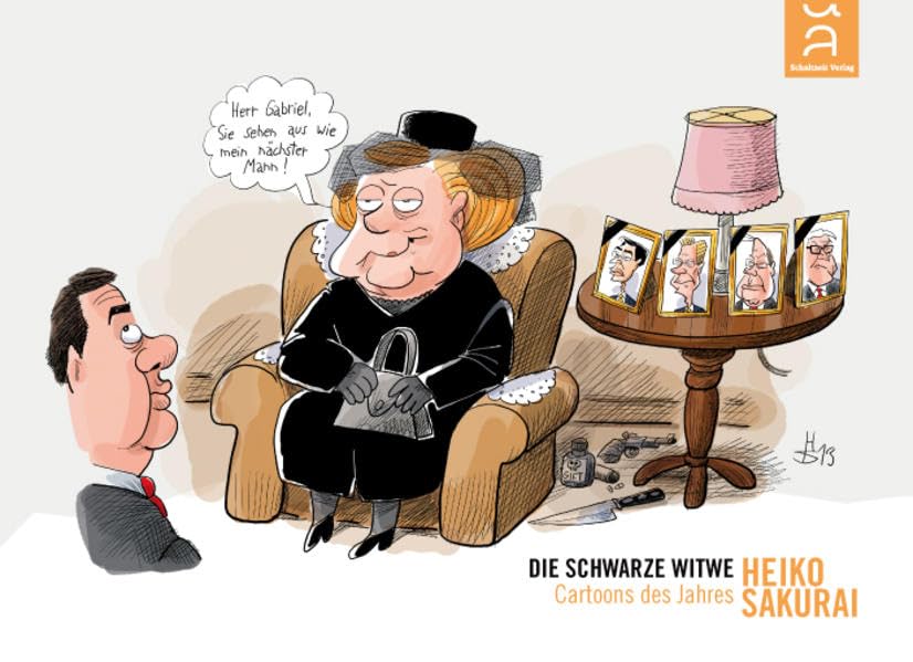 Die schwarze Witwe: Die Cartoons des Jahres 2013 (Cartoon-Jahresbände: Das beste von Klaus Stuttmann und Heiko Sakurai) Manga