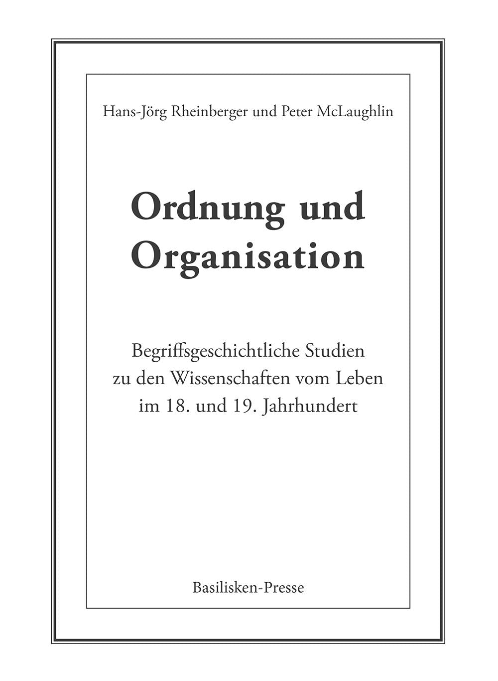 Ordnung und Organisation Philosophy