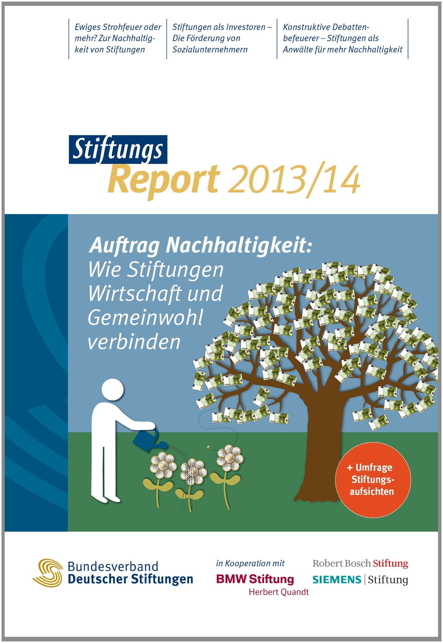 StiftungsReport 2013/14: Auftrag Nachhaltigkeit: Wie Stiftungen Wirtschaft und Gemeinwohl verbinden Politics & History