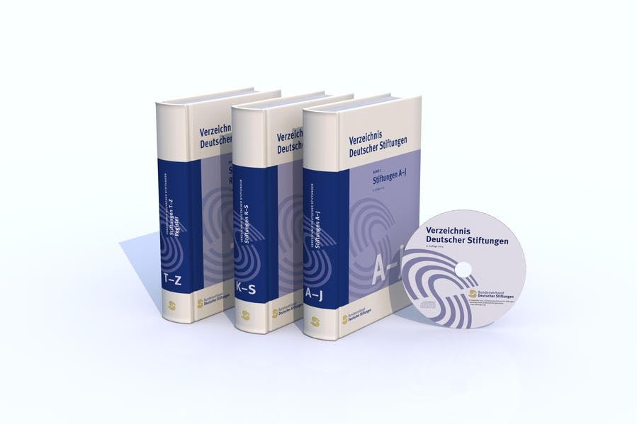 Verzeichnis Deutscher Stiftungen: Bände 1–3 mit CD-ROM Reference Books