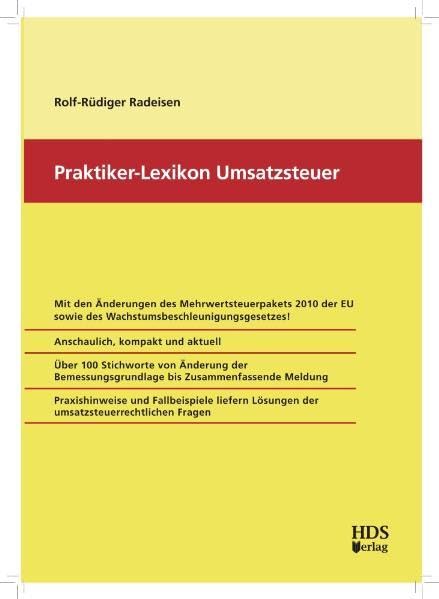 Praktiker-Lexikon Umsatzsteuer Law