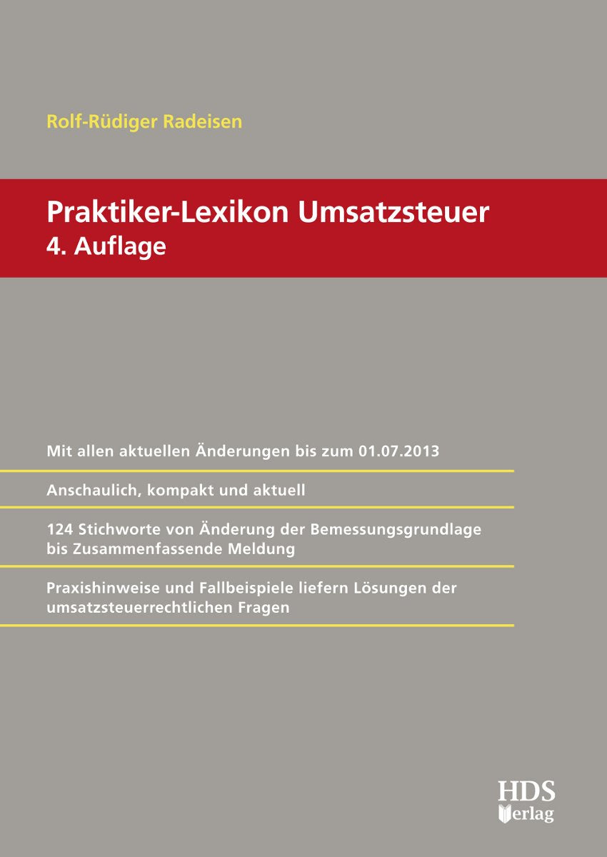 Praktiker-Lexikon Umsatzsteuer book