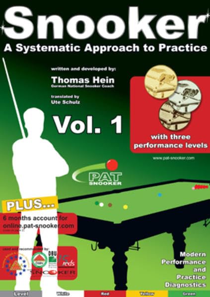 PAT-Snooker Vol. 1: A Systematic Approach to Practice (Snooker - A Systematic Approach to Practice) Reference Books