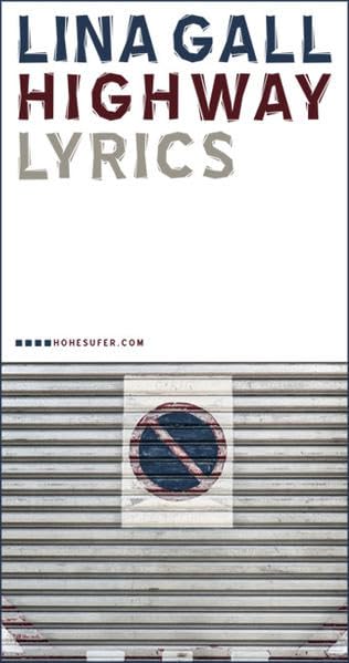 Highwaylyrics - Gall, Lina book