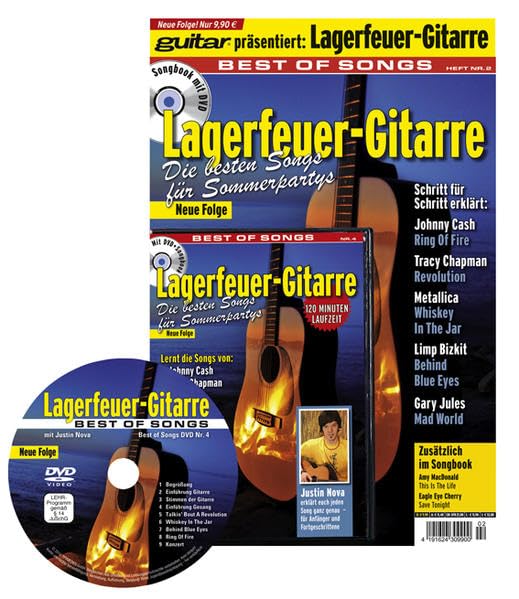 Best of Songs Vol.4: Lagerfeuer-Gitarre: Die besten Songs für Sommerpartys Sheet Music