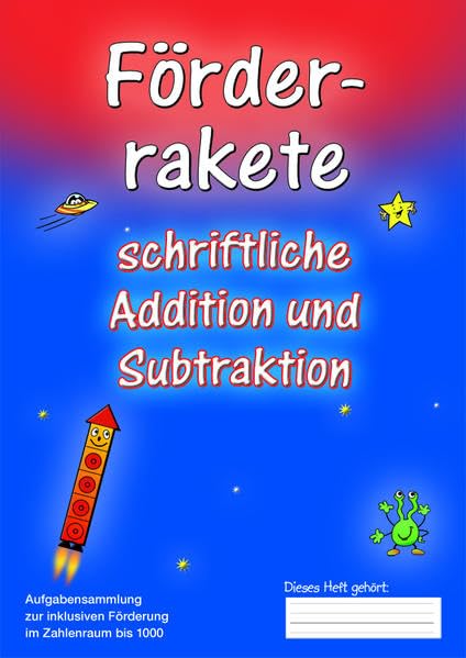 Förderrakete schriftliche Addition und Subtraktion (Förderraketen-Reihe) Study Guides