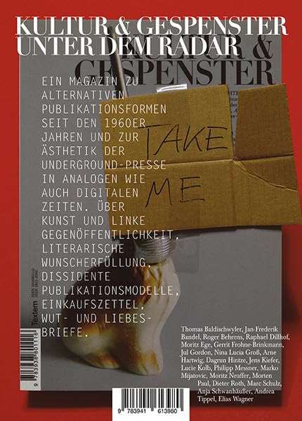 Kultur & Gespenster / Kultur & Gespenster 20: Unter dem Radar: Unter dem Radar (Kultur und Gespenster: Textem-Magazin) Contemporary literature