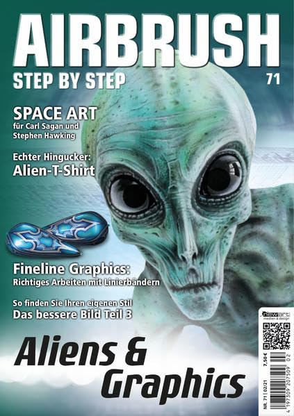 Airbrush Step by Step 71: Aliens & Graphics (Airbrush Step by Step Magazin) Film, Art & Culture