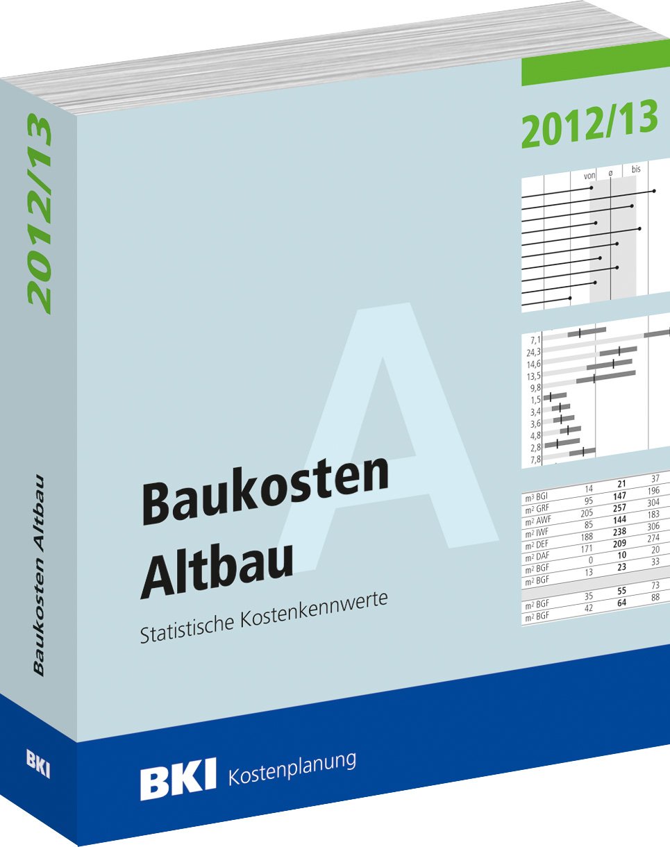 BKI Baukosten Altbau 2012 / 2013: Statistische Kostenkennwerte Business & Technology