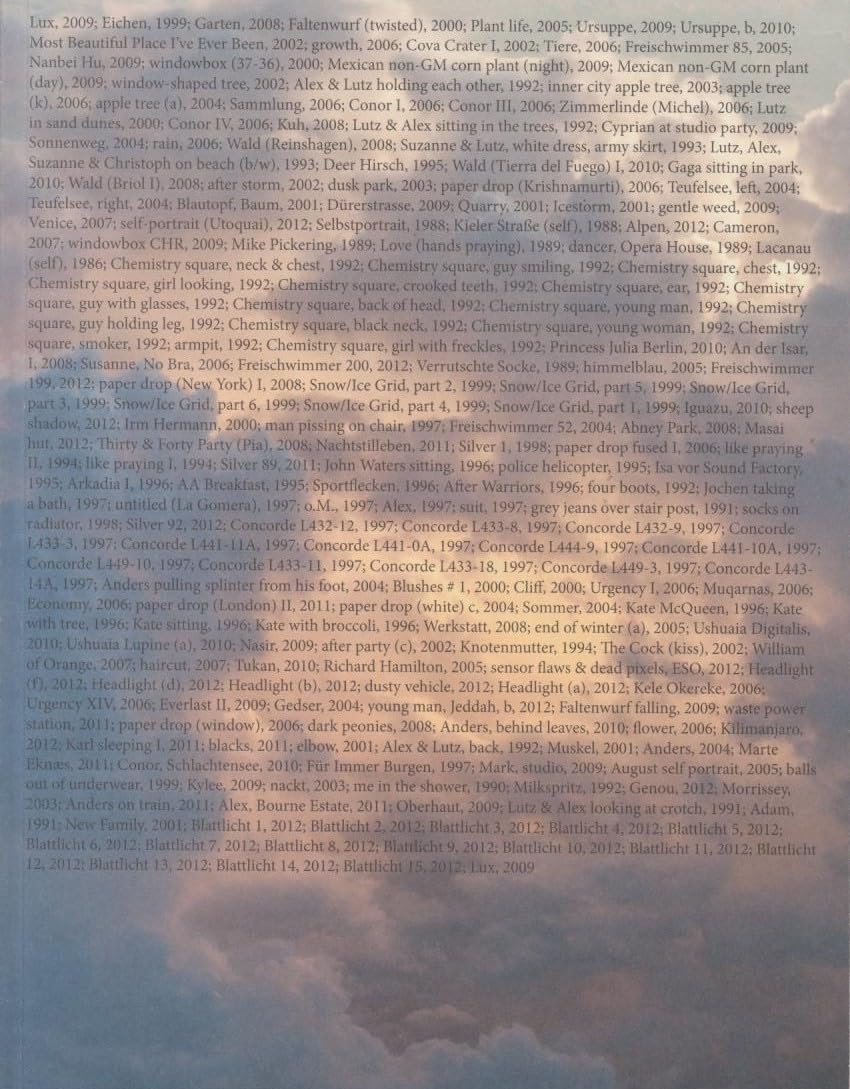Wolfgang Tillmans - Ausstellungskatalog (Fototeil) Kunstsammlung Nordrhein Westfalen Books